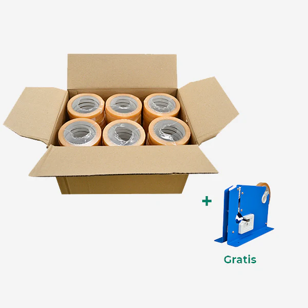 Bandă adezivă PVC 12 mm x 66 m - imagine 3